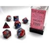 Chessex Polyhedral 7-Die Set Gemini Blue-Red/Gold -Kids Toys Shop 26429RESIZED