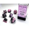 Chessex Polyhedral 7-Die Set Gemini Black-Pink/White -Kids Toys Shop 26430RESIZED