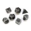 Chessex Polyhedral 7-Die Set Metal Dark Metal -Kids Toys Shop 27028RESIZED