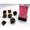 Chessex Polyhedral 7-Die Set Scarab Blue Blood/Gold -Kids Toys Shop 27419RESIZED