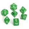 Dice- Chessex Opaque Polyhedral Green/White (7 Dice In Display) 2 Dice- Chessex Opaque Polyhedral Green/White (7 Dice In Display) -Kids Toys Shop D7 Die Set Dice Opaque Polyhedral GreenWhite 7 Dice in Display