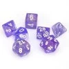 Dice - Chessex Borealis Polyhedral Purple/White