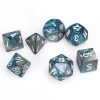 Tyrtrwa -Kids Toys Shop Dice Chessex Gemini Steel Teal 7 Die Set