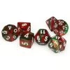 Dice - Chessex Gemini - Green - Red Set