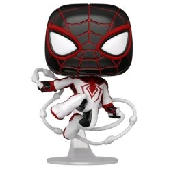 Spider-Man: Miles Morales - Spider-Man Track Suit (White) Pop! Vinyl