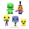The Nightmare Before Christmas - Black Light US Exclusive Pop! 5-Pack [RS] -Kids Toys Shop FUN66411 POP Disney TNBC GROUP 5pk WEB 01RESIZED