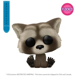 Guardians Of The Galaxy: Vol. 3 - Baby Rocket (Flocked) US Exclusive Pop! Vinyl [RS]