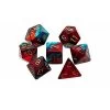 Dice - Chessex Gemini Red Teal With Gold 7 Die Set