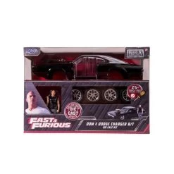 Fast & Furious - Dom's Dodge Charger With Dom 1:24 Scale Diecast Model Kit