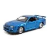 Fast & Furious - 2002 Nissan Skyline GTR R34 Blue 1:32 Scale Hollywood Ride -Kids Toys Shop JAD97185 Fast Furious NissanRESIZED