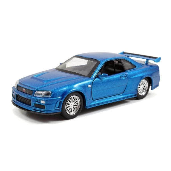Fast & Furious - 2002 Nissan Skyline GTR R34 Blue 1:32 Scale Hollywood Ride 3 Fast & Furious - 2002 Nissan Skyline GTR R34 Blue 1:32 Scale Hollywood Ride