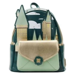 LOUNGEFLY Harry Potter - Golden Hogwarts Mini Backpack