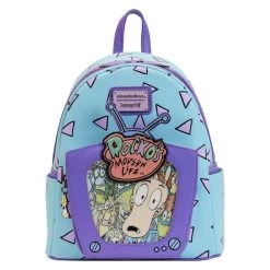 LOUNGEFLY Rocko's Modern Life - Lenticular TV Mini Backpack