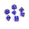 Dice - Chessex Translucent Polyhedral Blue/White 7-Die Set 2 Dice - Chessex Translucent Polyhedral Blue/White 7-Die Set -Kids Toys Shop Translucent Polyhedral BlueWhite 7 Die Set