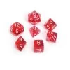 Fadsghg -Kids Toys Shop Translucent Polyhedral Red White