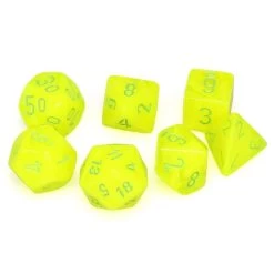 Dice - Chessex Vortex Electric Yellow/Green