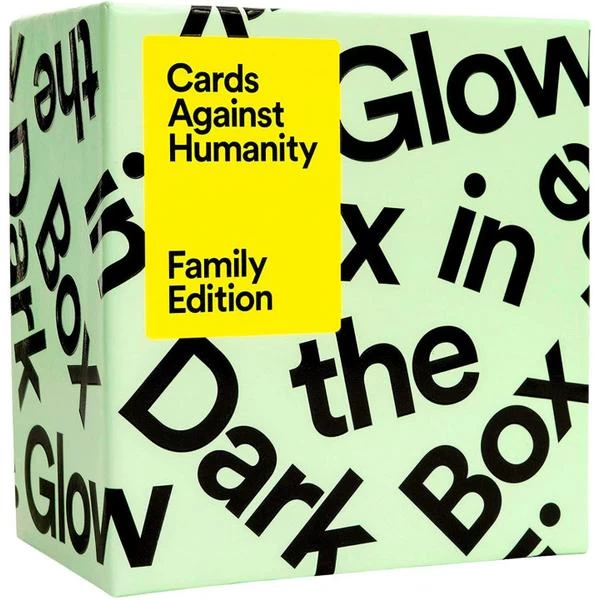 Cards Against Humanity Family Edition First Expansion Glow In The Dark Box 3 Cards Against Humanity Family Edition First Expansion Glow In The Dark Box